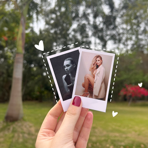 Foto Polaroid para Celular papel fotográfico fosco 5x8cm frente com foto - verso tradicional/branco   