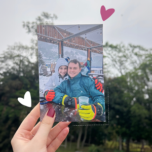 Tradicional 10x15 papel fotográfico 10x15 frente personalizada, verso tradicional   